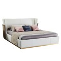 Light Luxury Modern Leather Bed