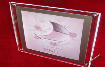 Rectangle / Rounded A2 Acrylic Waterproof Outdoor Led Light Box With Customized Color