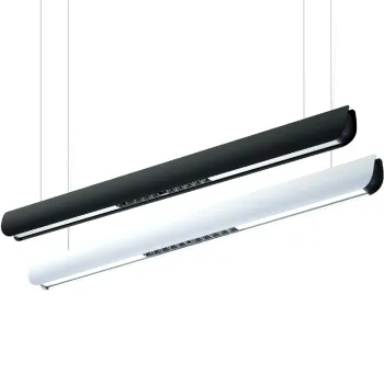 Modern Gold Linear Pendant Light for Office Bar - OBALS Decorative LED Lighting Strip