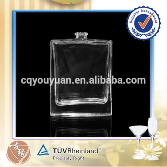 Retangular Glass Perfume 100 ml Empty Bottles