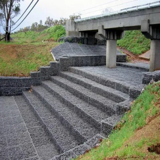 pvc coated hexagonal woven gabion