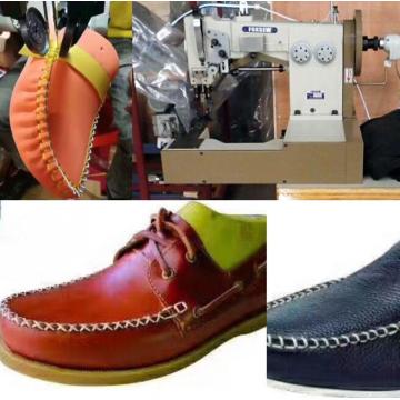 Máquina de coser para mocasín tubular