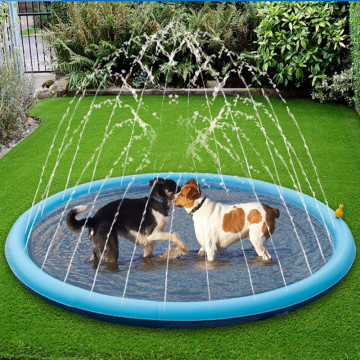 Most Popular Water Splash Sprinkler Pad For Dogs Pet Shower Sprinkler Pvc Pet Toys