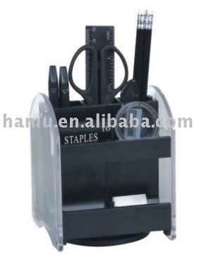 Black Desk Organizer Desktop Stationery