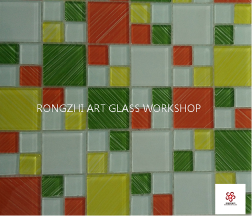 Colored Youthful Melody Glass Mosaic Tiles