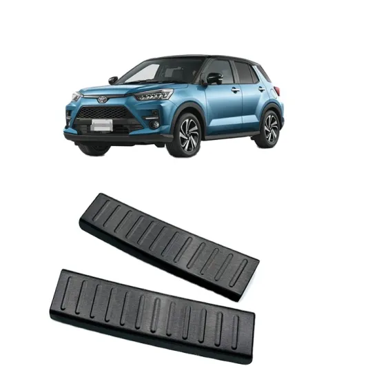 Stainless Steel Rear Bumper Foot Plate for Toyota Raize 2020-2021 Car Guard Accessories