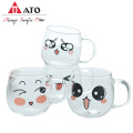 200 ml Bouteille en verre d&#39;eau de yogourt kawaii tasse de lait