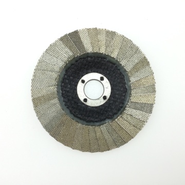 Top Steel Abrasive Emery Electroplated Diamond Flap Wheel" could be shortened and refined as:

"Steel Abrasive Electroplated Diamond Flap Wheel" 

This title maintains the key elements while being more concise for a search engine query.