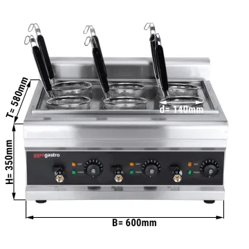 Commercial Table Top 4 Holes Quick Electric Noodle Cooking Machine Pasta Cooker