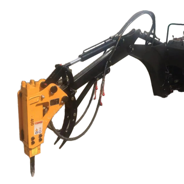 Mini Backhoe Loader with Hydraulic Breaker for Home Use - For Sale