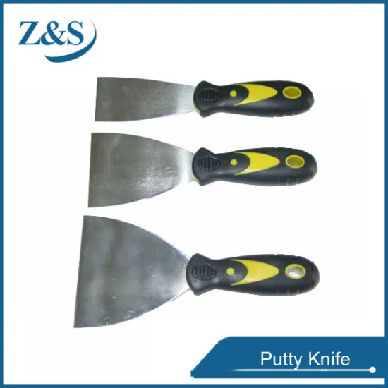 Kinds of putty knife with plasitc handle