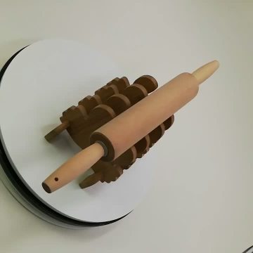 Wholesale Amazon Profession kitchen helper Eco-Friendly heavy wood rolling pin  For Baking tool accessories