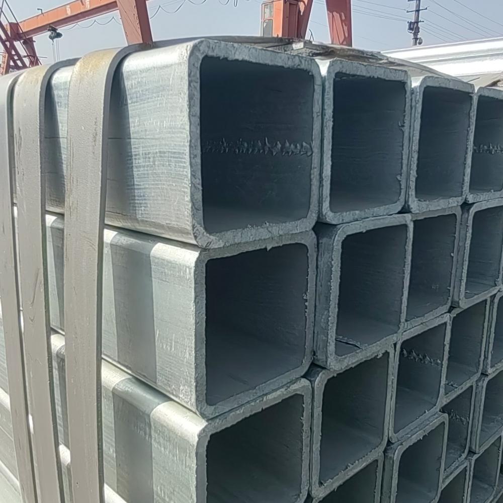 ASTM A106 A36 A53 Tubo rectangular de acero galvanizado