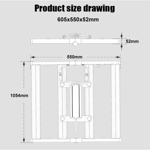 LED Grow Light Hydroponic 240w for Veg Bloom
