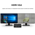 Komputer desktop pc mini dengan kipas penyejuk