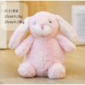 Animal en peluche de lapin rose