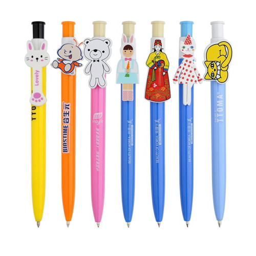 Custom Pen Cartoon Clip Ball Pen