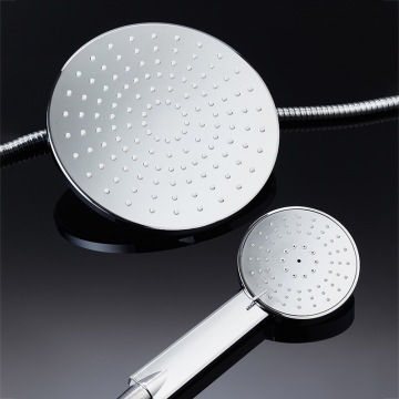Fine plating bath accessory button selected hand shower
