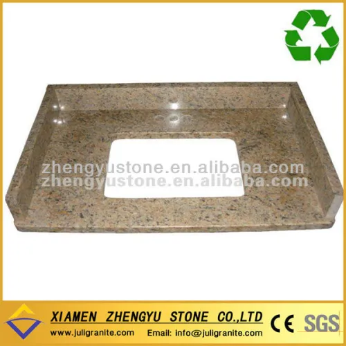 New Gold Granite Bathroom Countertop, High Quality New Gold Granite Bathroom