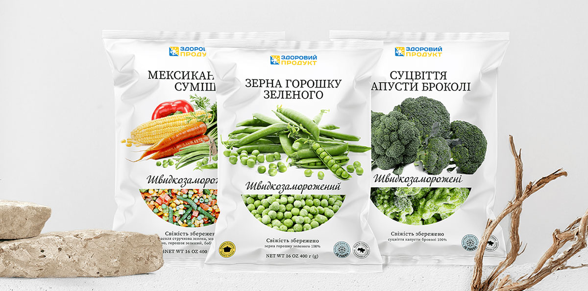 Frozen Vegetables and Fruit Packaging