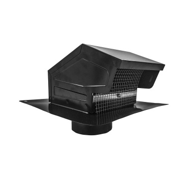 OEM Custom 4" Diameter Galvanized Steel Roof Vent Cap with Removable Screen Damper