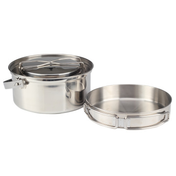 Stainless Steel Combination Cookware Camping Kitchenware