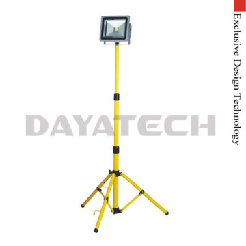 30w Led Work Light Single Head Tripod Jobsite Light 