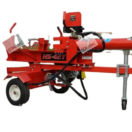 Hot Selling 50 Ton Gasoline Driven 15 HP Wood Log Splitter