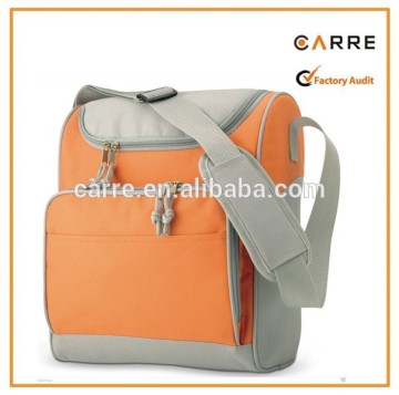 Aluminium foil lining insulated cooler lunch bags with shoulder strap