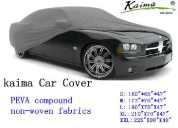 waterproof PEVA laminated non woven fabric & pp cotton car cover