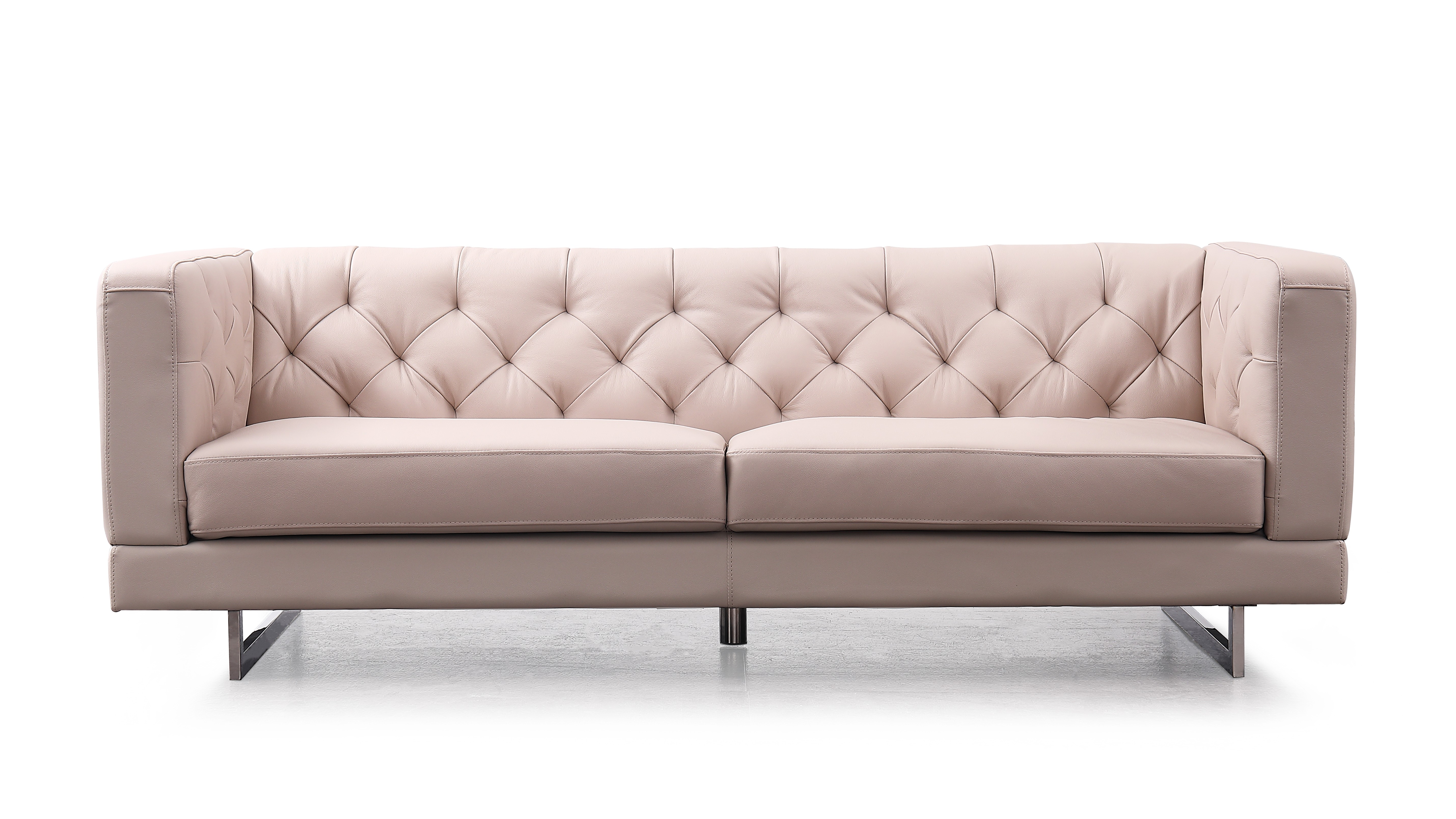 Luxuriös bequemes, getuftetes gepolstertes Sofa