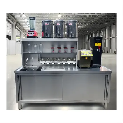 Modern Restaurant & Bar Equipment: Open Kitchen & Cocktail Bar Setup