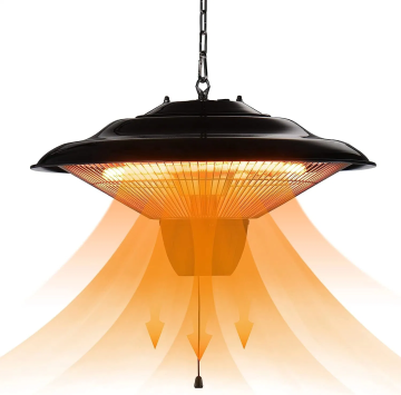 Outdoor 1500W Electric Hanging Patio Heater Ceiling Mounted Heater for Balcony