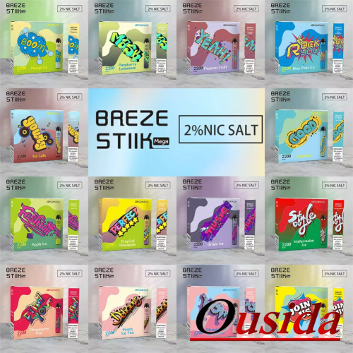 Disposable vape Breze stiik Mega 2200puffs Ebay