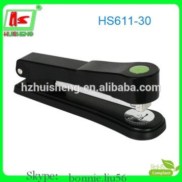 24/6 size paper stapler manual black metal stapler