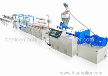 Pe Wood Plastic Profile Extrusion Line 