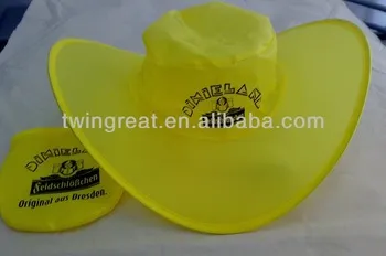 big folding hat