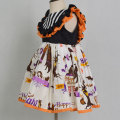 Boutique Halloween Pumpkin Party Baby Girl Dress