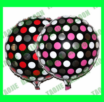 Colorful Polka Dot Balloon, Decoration Foil Balloon