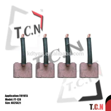 FT-128 free samples copper content high carbon brush for TOYOTA STARTER