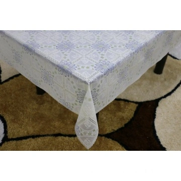 China Printed Lace Tablecloth Pvc Printed Lace Tablecloth Vinyl Printed Lace Manufacturer And Supplier