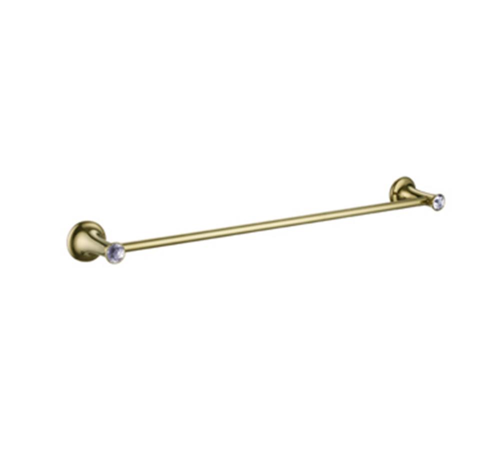 18 Inch Modern Bathroom Brushed Gold Towel Bar