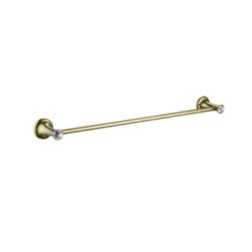 18 Inch Modern Bathroom Brushed Gold Towel Bar