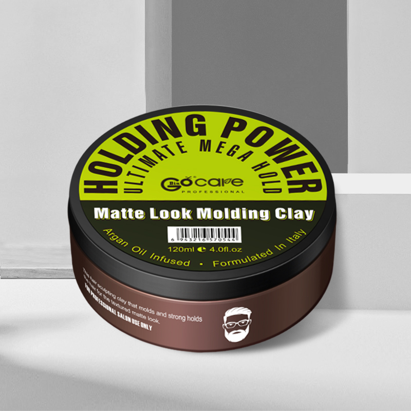High Quality Organic Strong Hold Matte Styling Effect Long Lasting Hair Clay For Man