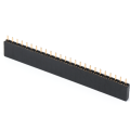 2.54mm Single Row Female Header 180 degrees