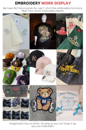 Two-Head Portable QM-1202/QM-1502 Cap Embroidery Machine - New & Used Conditions Available