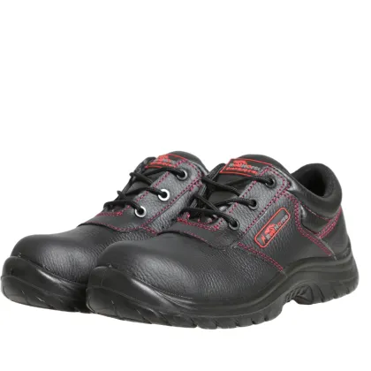 Professional Head Layer Cowhide Wide Toe Protection Safety Shoes for Outdoor Work