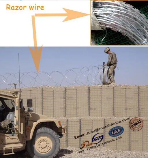 Military gabion welded hesco