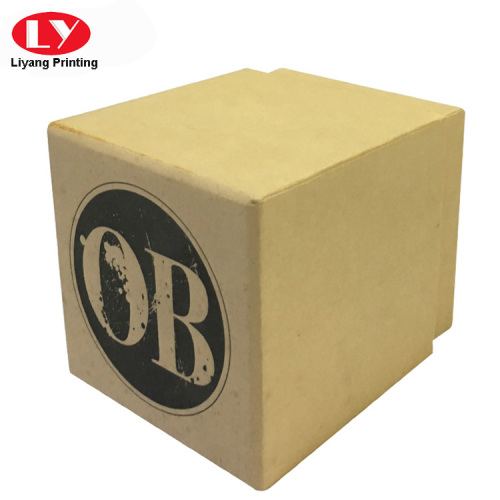 Brown Square Craft Candle Geschenkbox