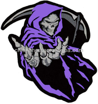 Embroidery Patches - Iron-on / PVC Colorful Grim Reapers for Jacket (Patch/Emblem/Badge/Label/Crest/Insignia)